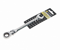 Ключ комбинированый ER-61013H трещоточный шарнирный 13мм (на держателе) ЭВРИКА